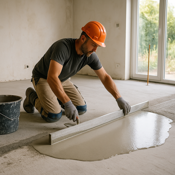 Chape liquide, chape traditionnelle et ragréage à Plan-de-Cuques et Château Gombert pour sols plans dans toutes les Bouches-du-Rhône